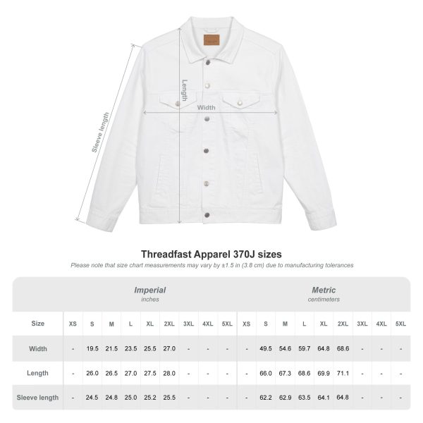 Unisex Denim Jacket (Embroidery) - Image 3