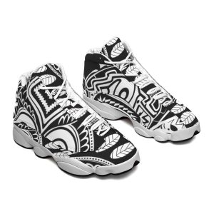 Men's Curved Basketball Shoes With Thick Soles