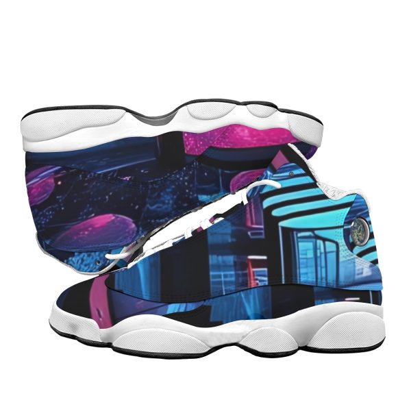 Men's Curved Basketball Shoes With Thick Soles - Image 3