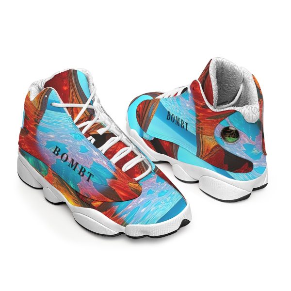 Men's Curved Basketball Shoes With Thick Soles - Image 2