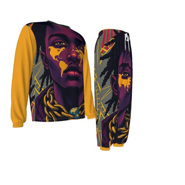 All-Over Print Unisex Thicken Pajama Suit - Image 3
