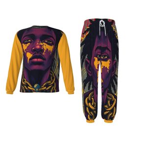 All-Over Print Unisex Thicken Pajama Suit