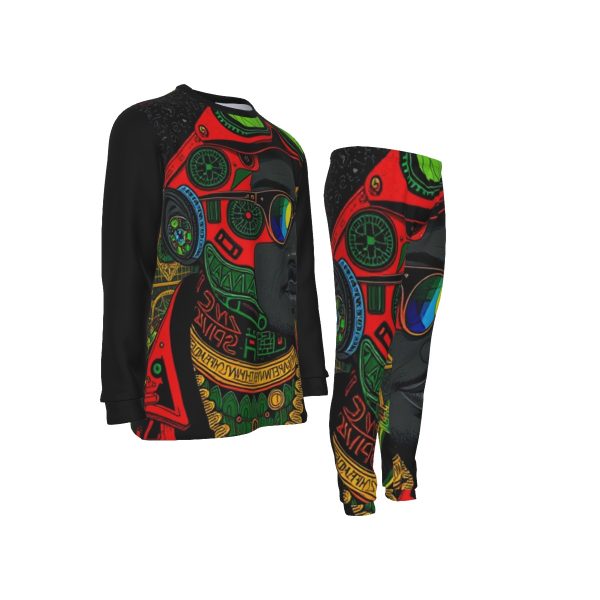 All-Over Print Men's Pajamas - Image 3