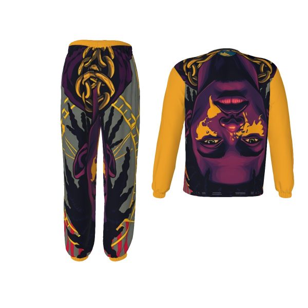 All-Over Print Unisex Thicken Pajama Suit - Image 2