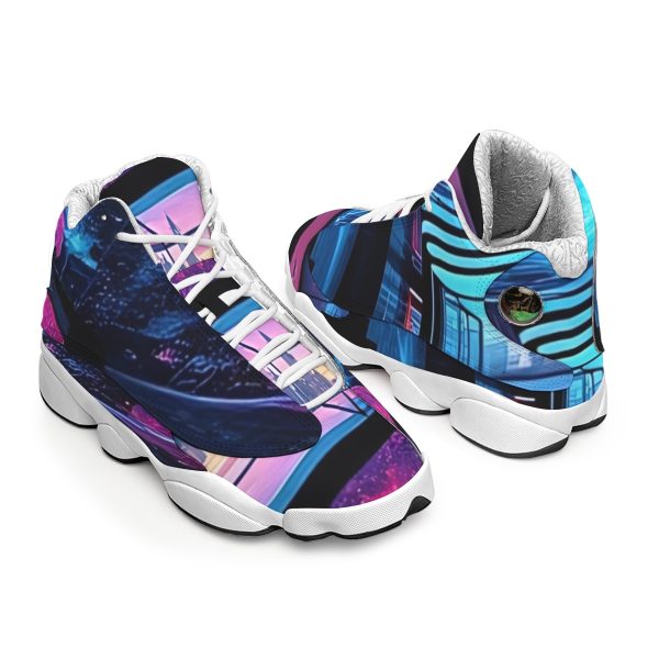 Men's Curved Basketball Shoes With Thick Soles - Image 2