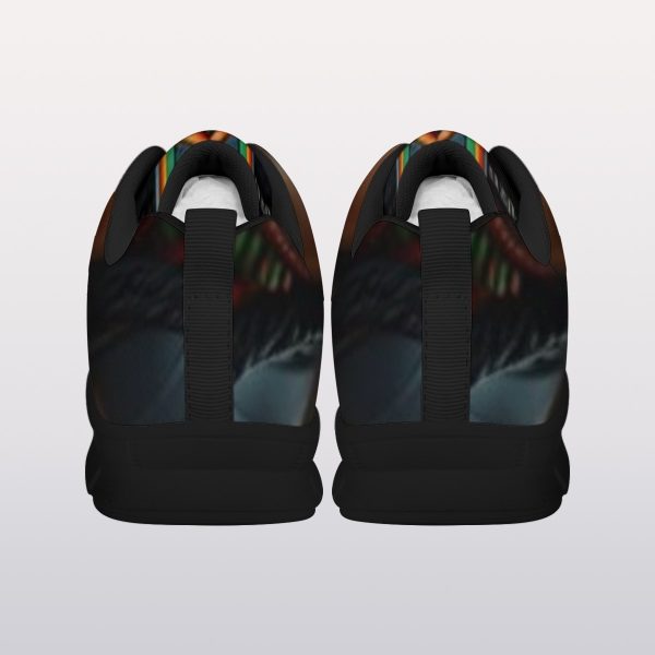 All-Over Print Men's Sports Shoes With Black Sole - Image 4