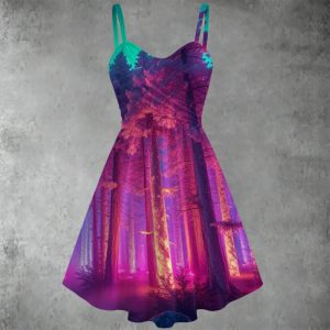 All-over print Women's Spaghetti Strap Dress