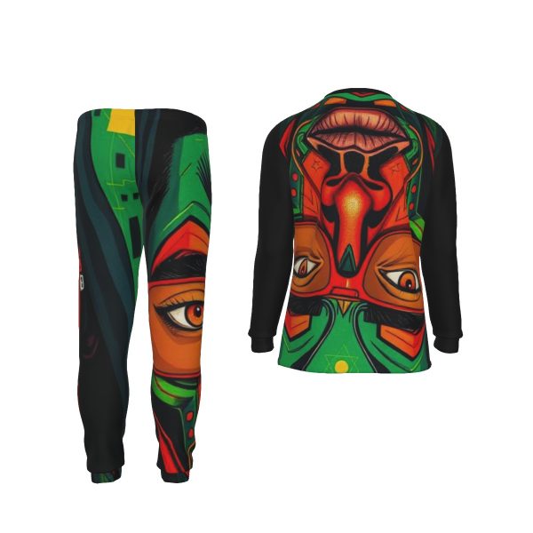 All-Over Print Men's Pajamas - Image 2