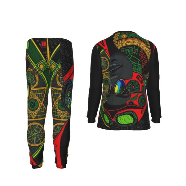 All-Over Print Men's Pajamas - Image 2