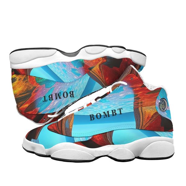 Men's Curved Basketball Shoes With Thick Soles - Image 3