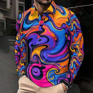 BOMBT_ Polo Shirt w/ Long Sleeve